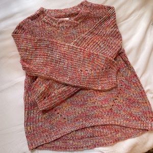 Multicolored Oversized Sweater